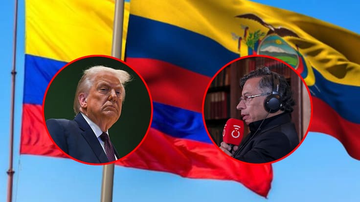 Donald Trump será mediador entre Colombia y Ecuador, según reveló el presidente Petro