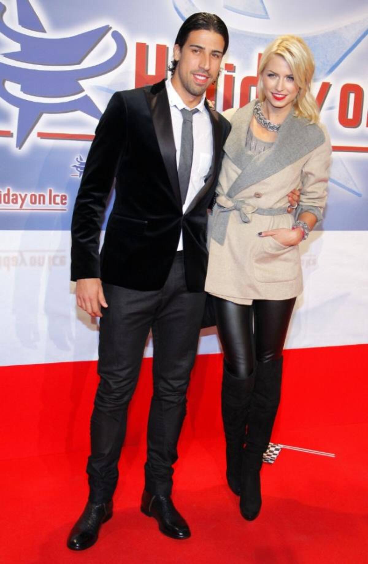 Lena Gercke y su adorado Sami Kherida, zaguero de Real Madrid.