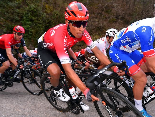Nairo Quintana terminó noveno en el Tour de los Alpes Marítimos.