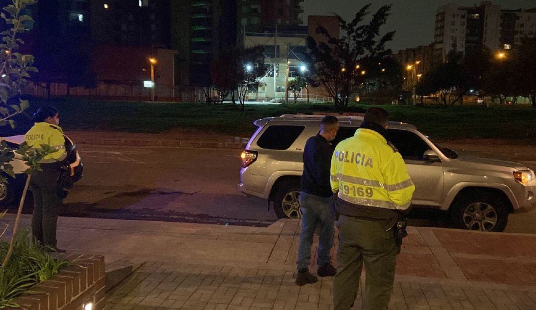 Lugar del atentado.