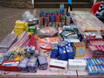 De 339 niños lesionados con pólvora, 99 se quemaron en Antioquia. Foto: Policía