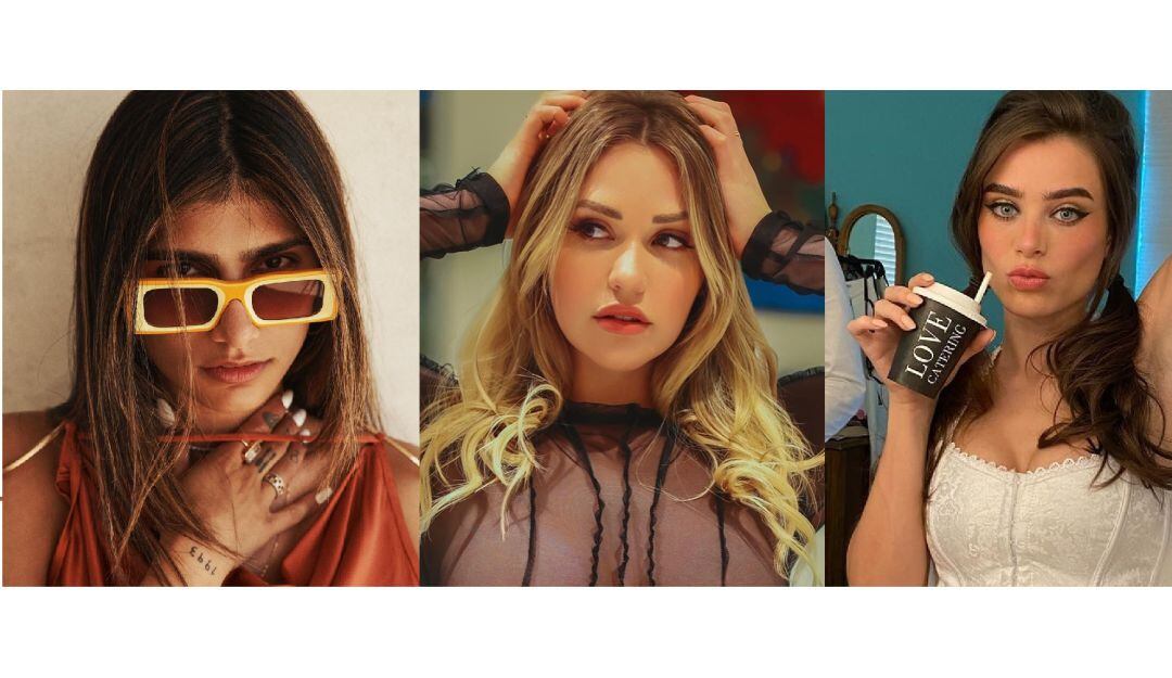 Las 5 actrices para adultos con mayor número de videos y reproducciones