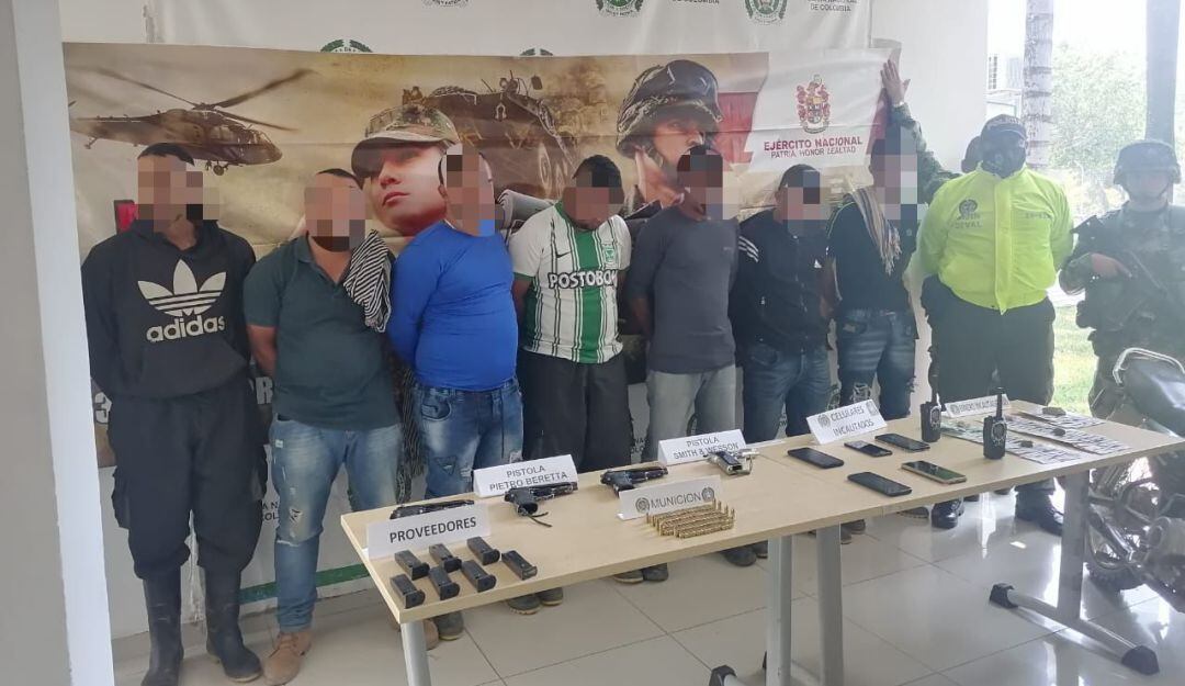 Capturan a seis presuntos integrantes del Clan del Golfo al norte del Valle