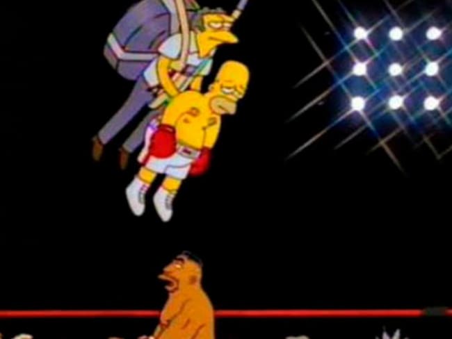 Capítulo de &#039;Los Simpsons&#039; con Homero Simpson como boxeador