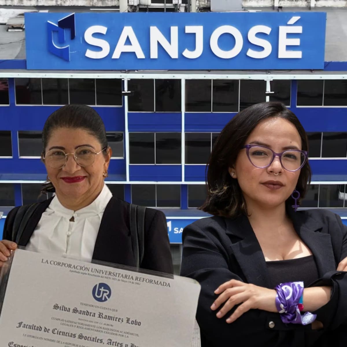 “Somos víctimas”: senadora Sandra Ramírez sobre su título de la San José y la UniReformada