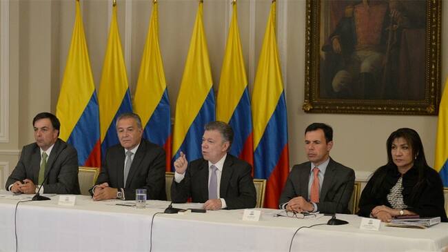 Santos hizo un llamado para que cese la violencia y agresiones contra candidatos. Foto: Presidencia