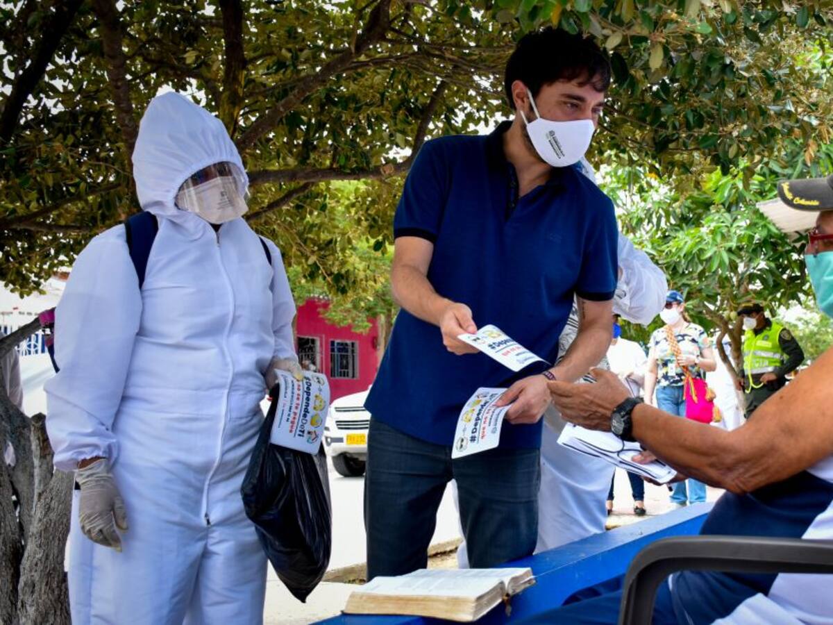 140 vigías promueven campaña contra el coronavirus en Barranquilla