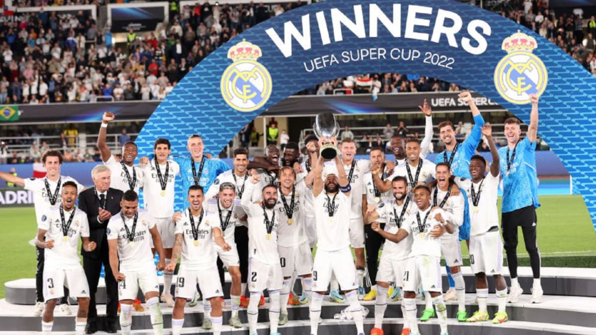 Real Madrid, supercampeón de Europa ante el Eintracht de Santos Borré