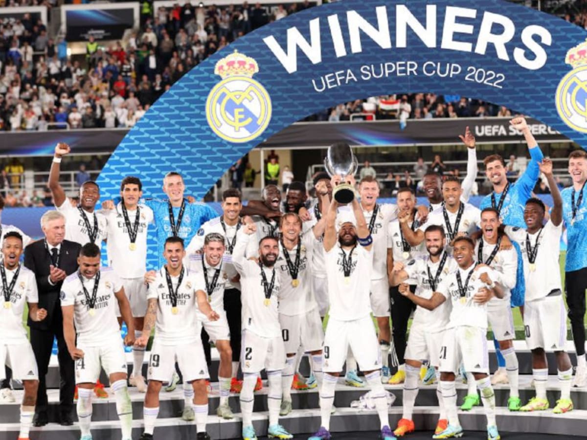 Real Madrid, supercampeón de Europa ante el Eintracht de Santos Borré