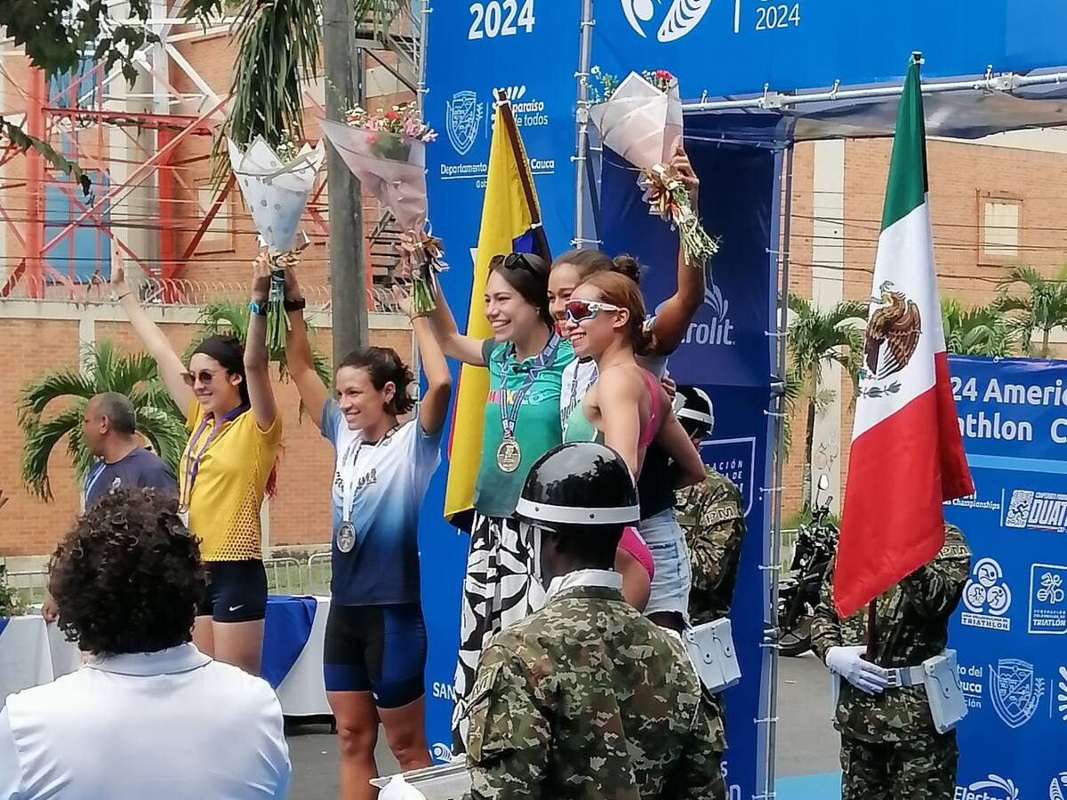 ¿Cómo le fue a Colombia en el Campeonato Panamericano de Duatlón Cali 2024?