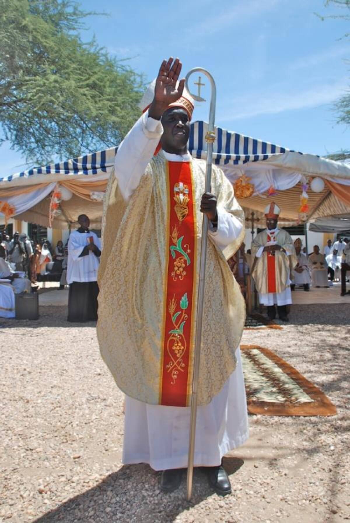 John Njue, tiene 69 años, es presidente de la Conferencia episcopal kenyana desde 2006.