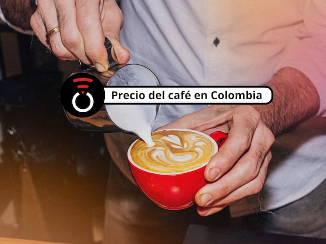 De fondo: Barista sirviendo un café con leche (Crédito: Getty Images)