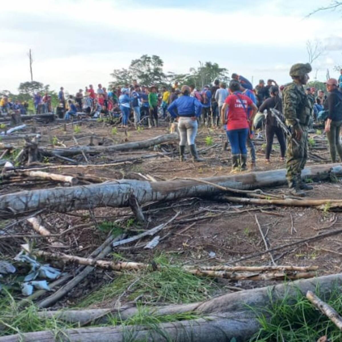 500 campesinos detuvieron erradicación de cultivos ilícitos en el Catatumbo