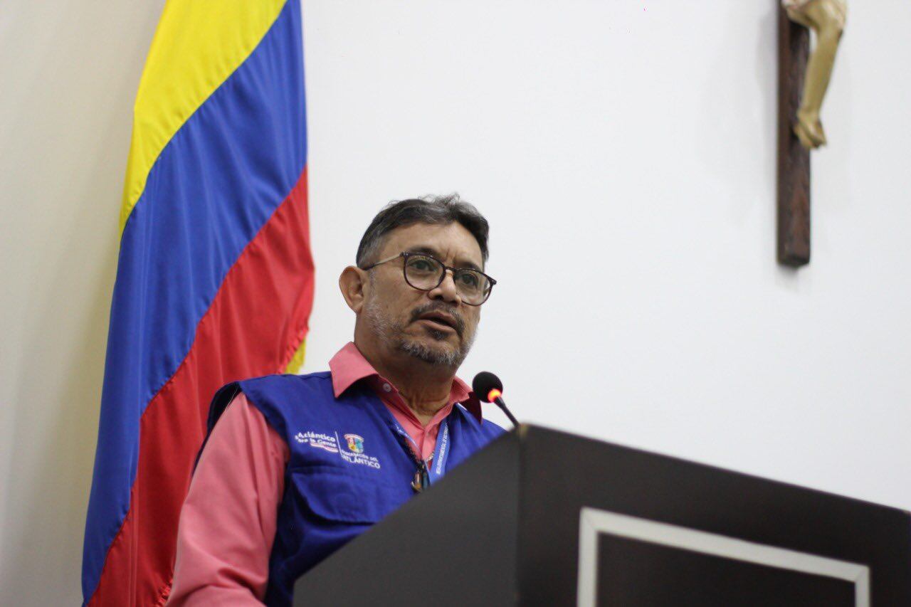 Edgardo Carvajal, Presidente de la Asamblea Departamental de Víctimas. Foto: @AsambleaAtlco