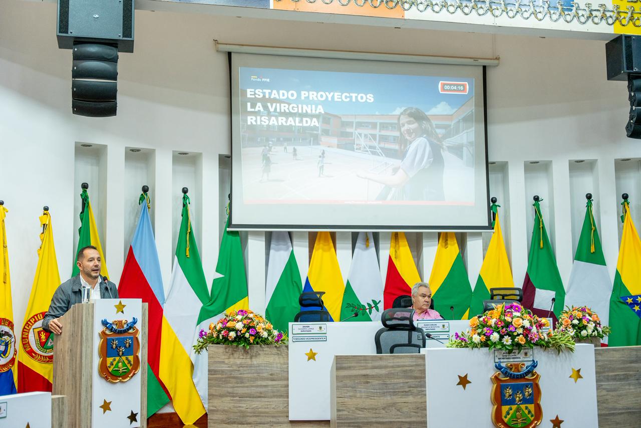 Foto: Sesión Asamblea Risaralda con el FFIE - Gobernación de Risaralda