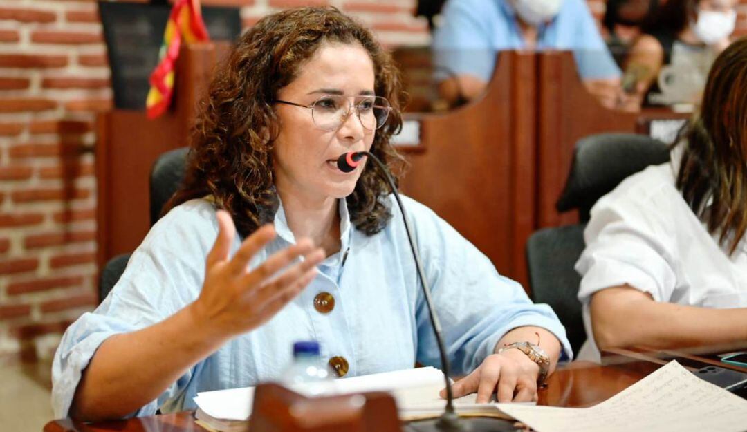 La secretaria de Hacienda, Diana Villalba Vallejo, presentó su informe de gestión 2021 en el segundo día del primer período de sesiones ordinarias