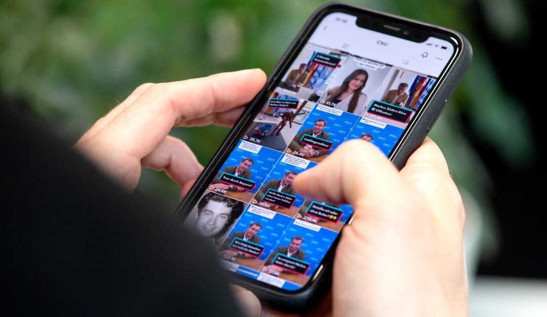 TikTok, red social de videos cortos 