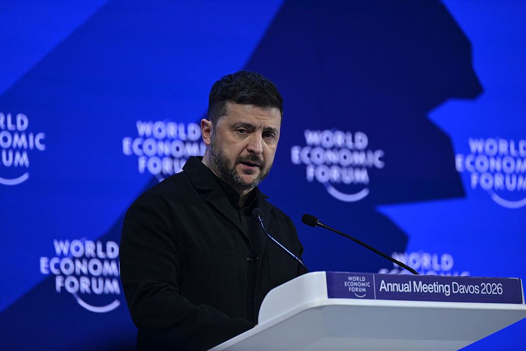 Presidente ucraniano, Volodímir Zelenski. Foto: Harun Ozalp/Anadolu via Getty Images