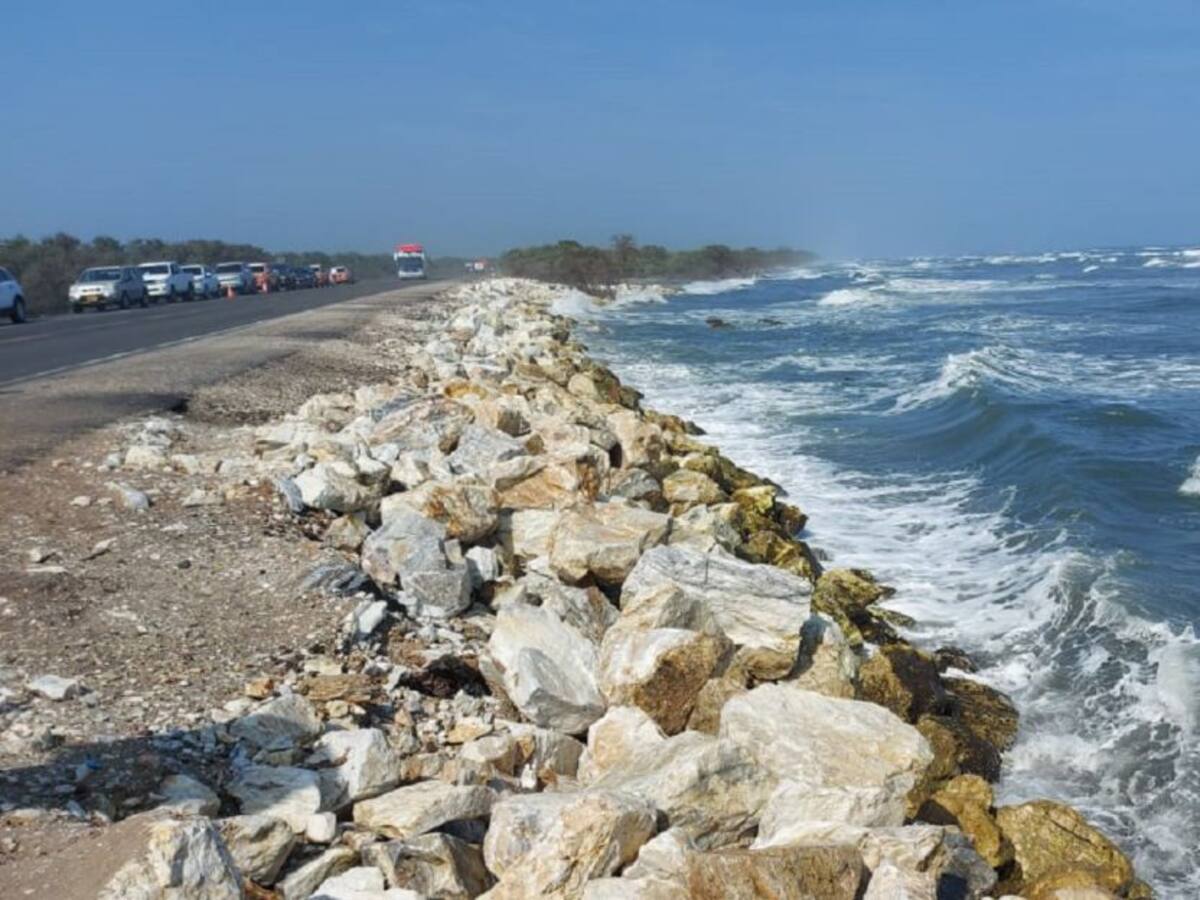 Abren licitación para erosión en vía Barranquilla - Ciénaga