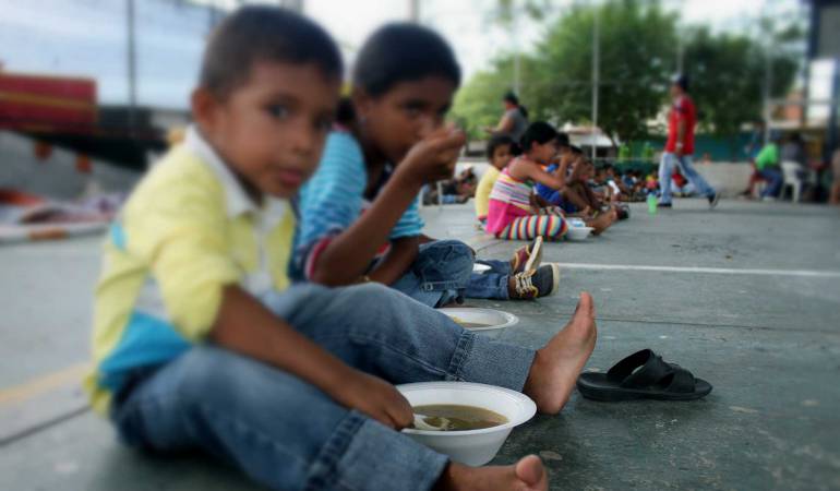 Niños en frontera