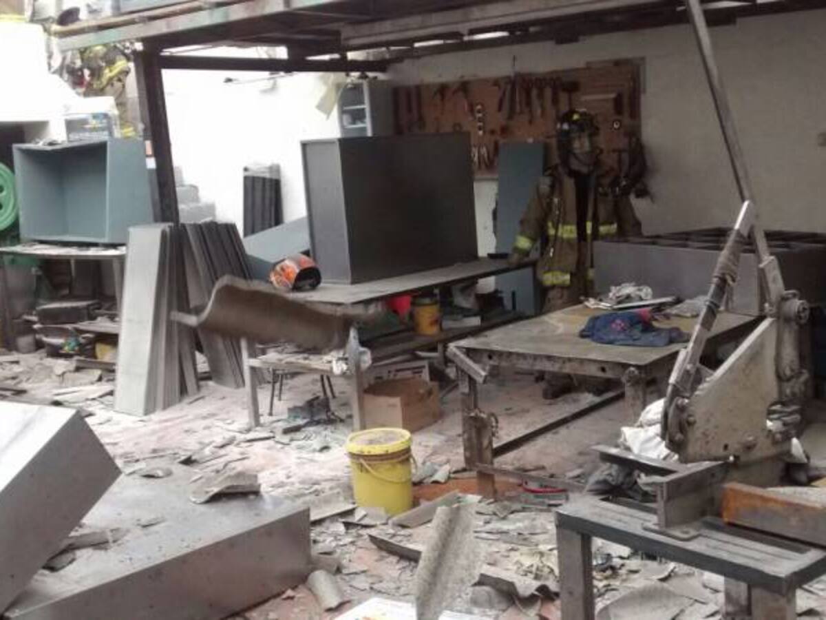 Dos personas heridas por explosión en fábrica del norte de Bogotá