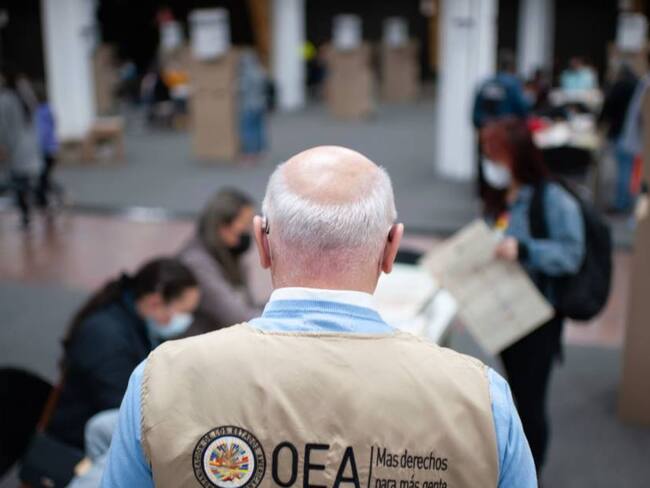 Observadores electorales de la Organización de Estados Americanos en Colombia. Foto: Getty
