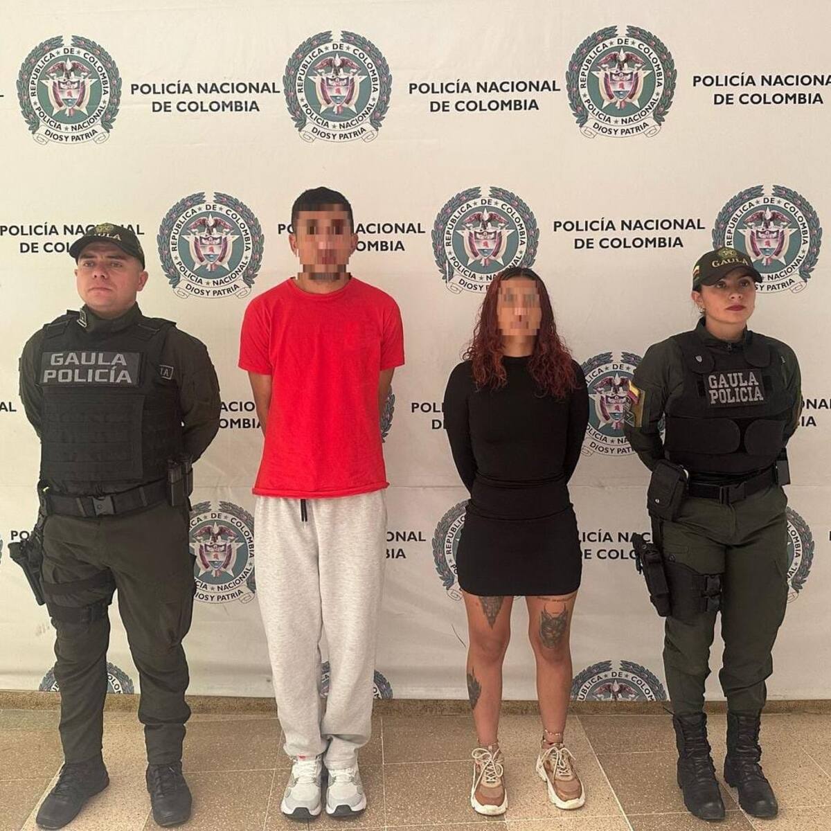 En el Quindío capturan en flagrancia a una pareja mientras recibía dinero producto de una extorsión