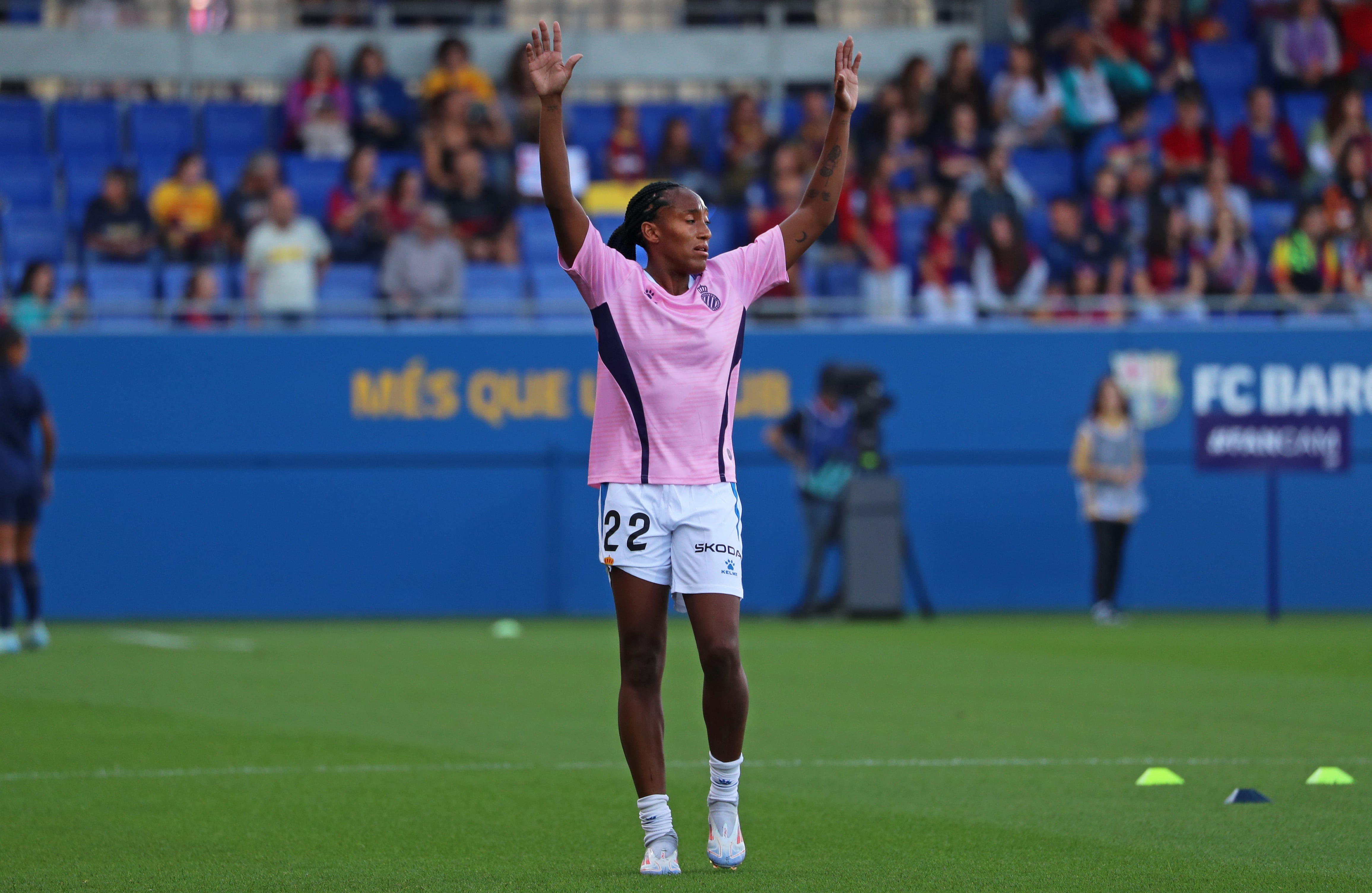 Daniela Caracas, futbolista del RCD Espanyol. (Photo by Urbanandsport/NurPhoto via Getty Images)