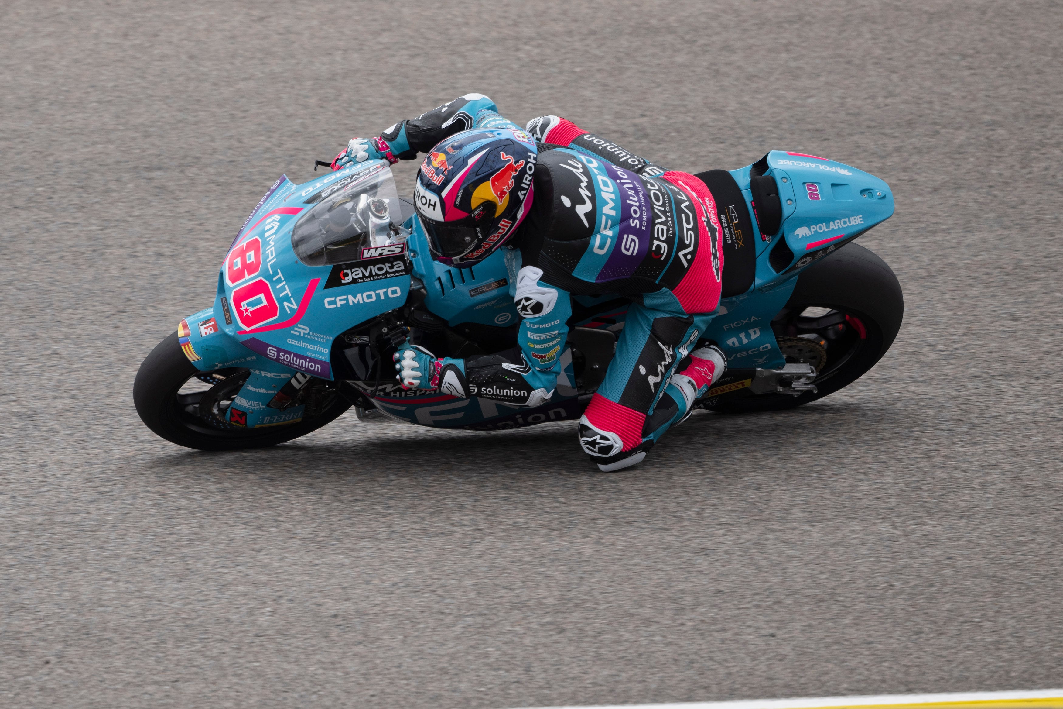 David Alonso, piloto colombiano del Aspar Team. (Photo by Mirco Lazzari gp/Getty Images)