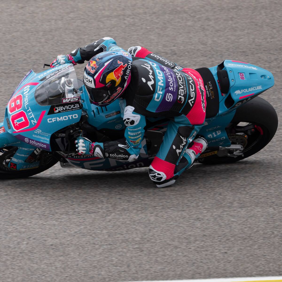 Video: David Alonso sufrió un fuerte accidente en el GP de Alemania de Moto2