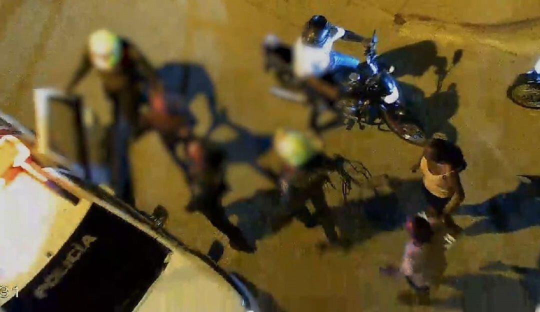 Fueron detenidos en flagrancia mediante seguimientos de las cámaras del sistema integrado de emergencia y seguridad de la Policía