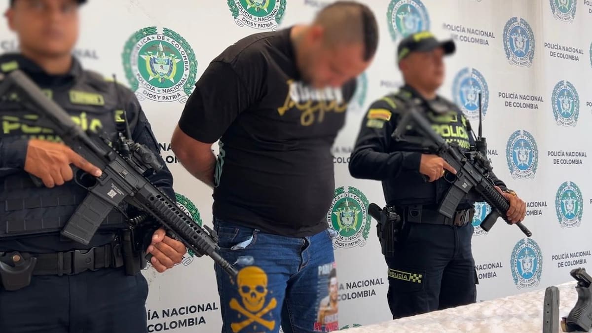 Capturan en Pereira a alias ‘Shaggy’, condenado por homicidio y que fue sorprendido portando un arma