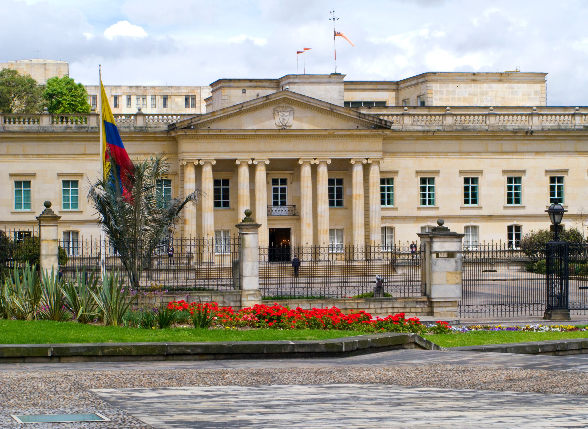 Casa de Nariño, lugar de la residencia presidencial. Foto: Getty Images.