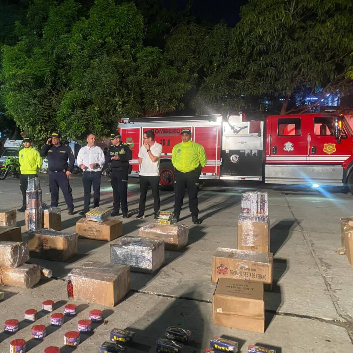 Incautan más de 500 kilos de pólvora en operativos del Distrito y la Policía