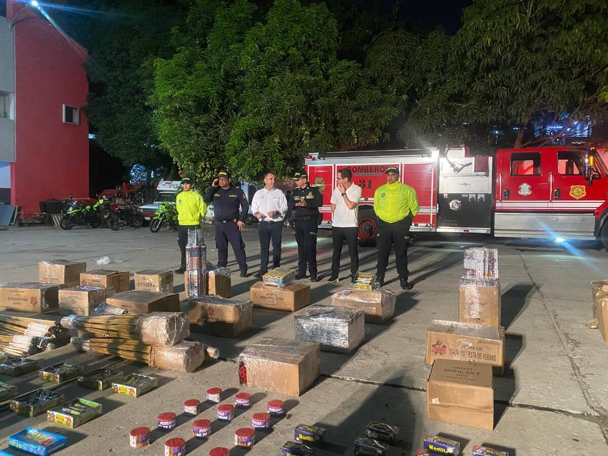 Incautan más de 500 kilos de pólvora en operativos del Distrito y la Policía