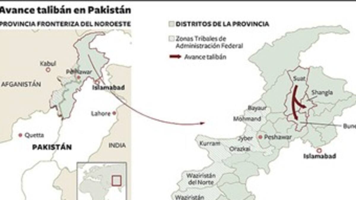 Los talibanes reculan ante la ofensiva de Pakistán y EEUU