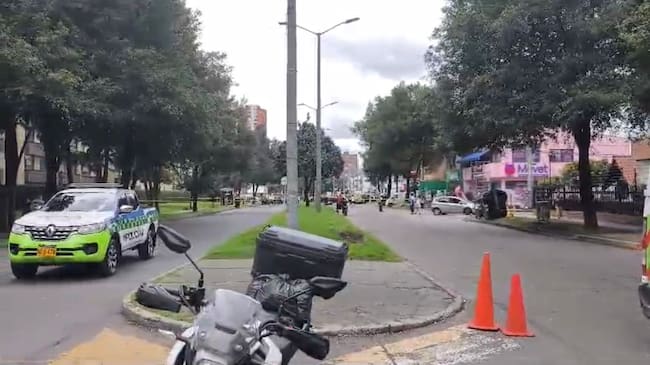 Balacera en medio de robo a un establecimiento en la localidad Suba