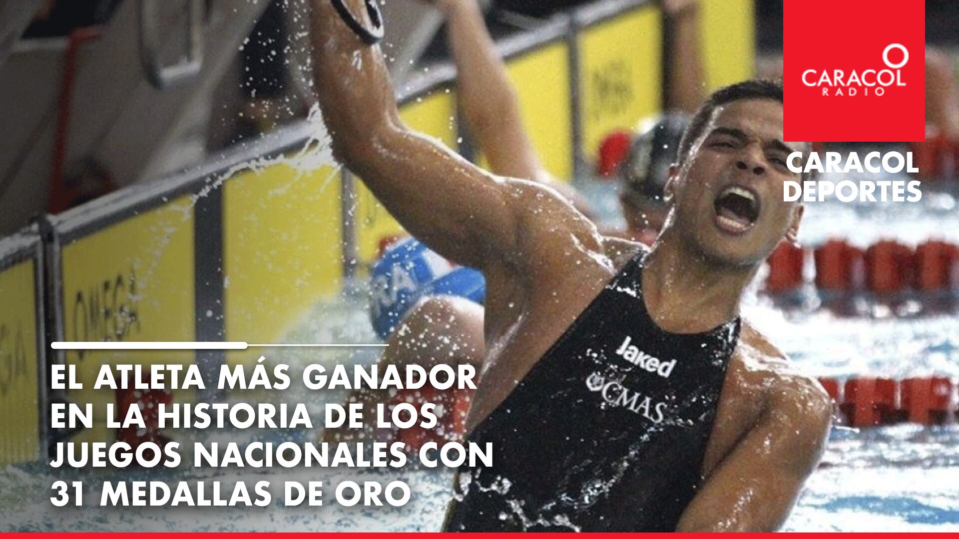 Mauricio Fernández, ganador de 31 medallas de oro / Caracol Radio.