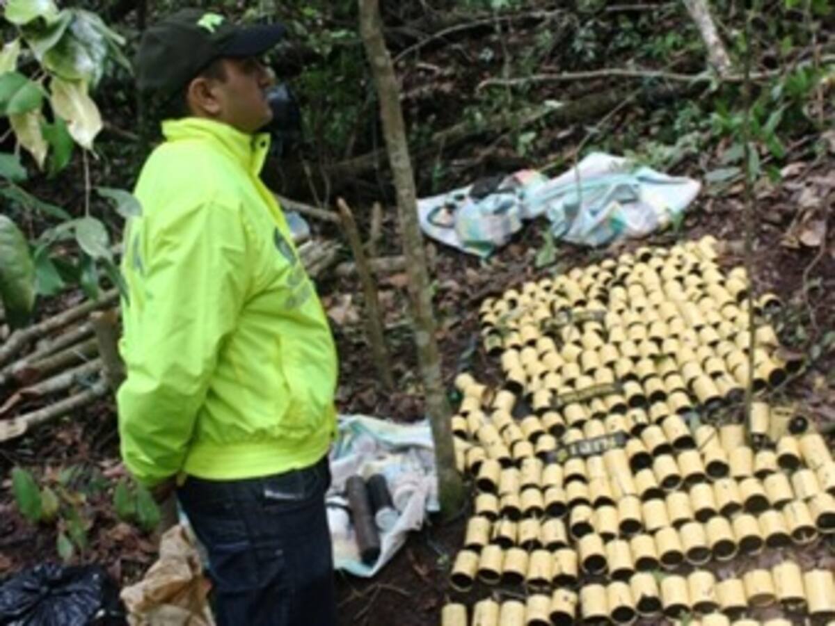 Hallan 2.345 minas antipersonales cerca a Paujil, Caquetá