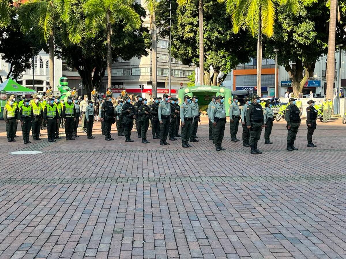 Alrededor de 1.200 uniformados de la Policía reforzarán la seguridad en Risaralda