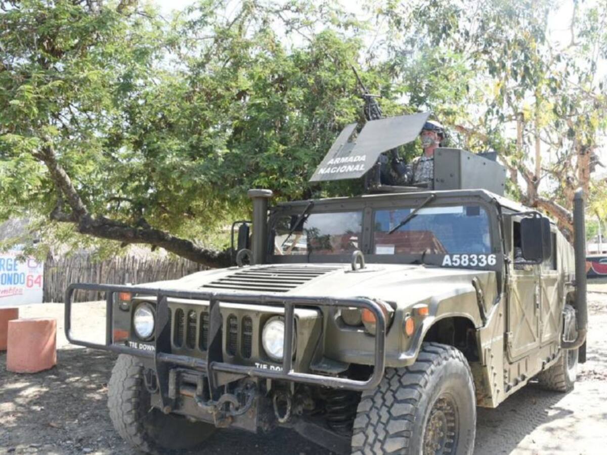 Armada custodia El Salado por aire y tierra para garantizar seguridad