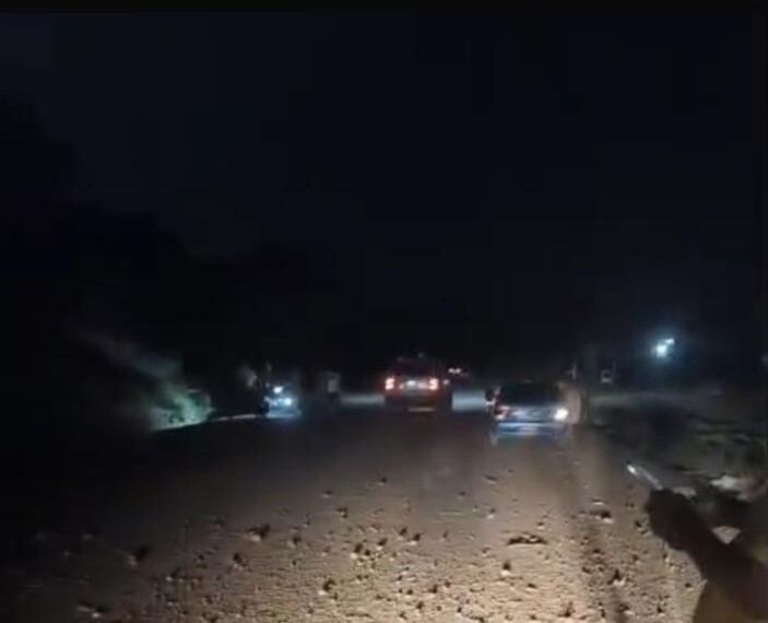 Comunales en Cúcuta exigen iluminación en el anillo vial occidental por aumento de atentados. / Foto: Cortesía.