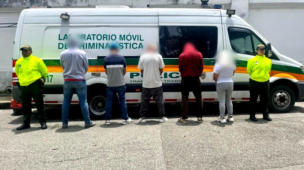 Capturados- policía Antioquia