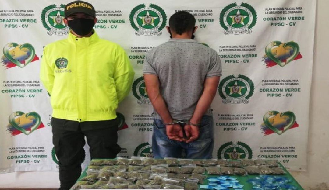 Capturaro en Belalcázar por presunto tráfico de estupefacientes.