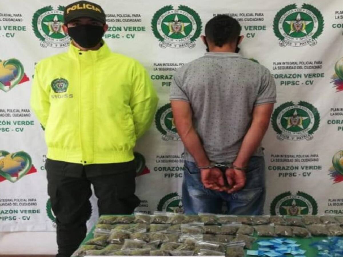 En Caldas capturan dos personas por personas por tráfico de estupefacientes