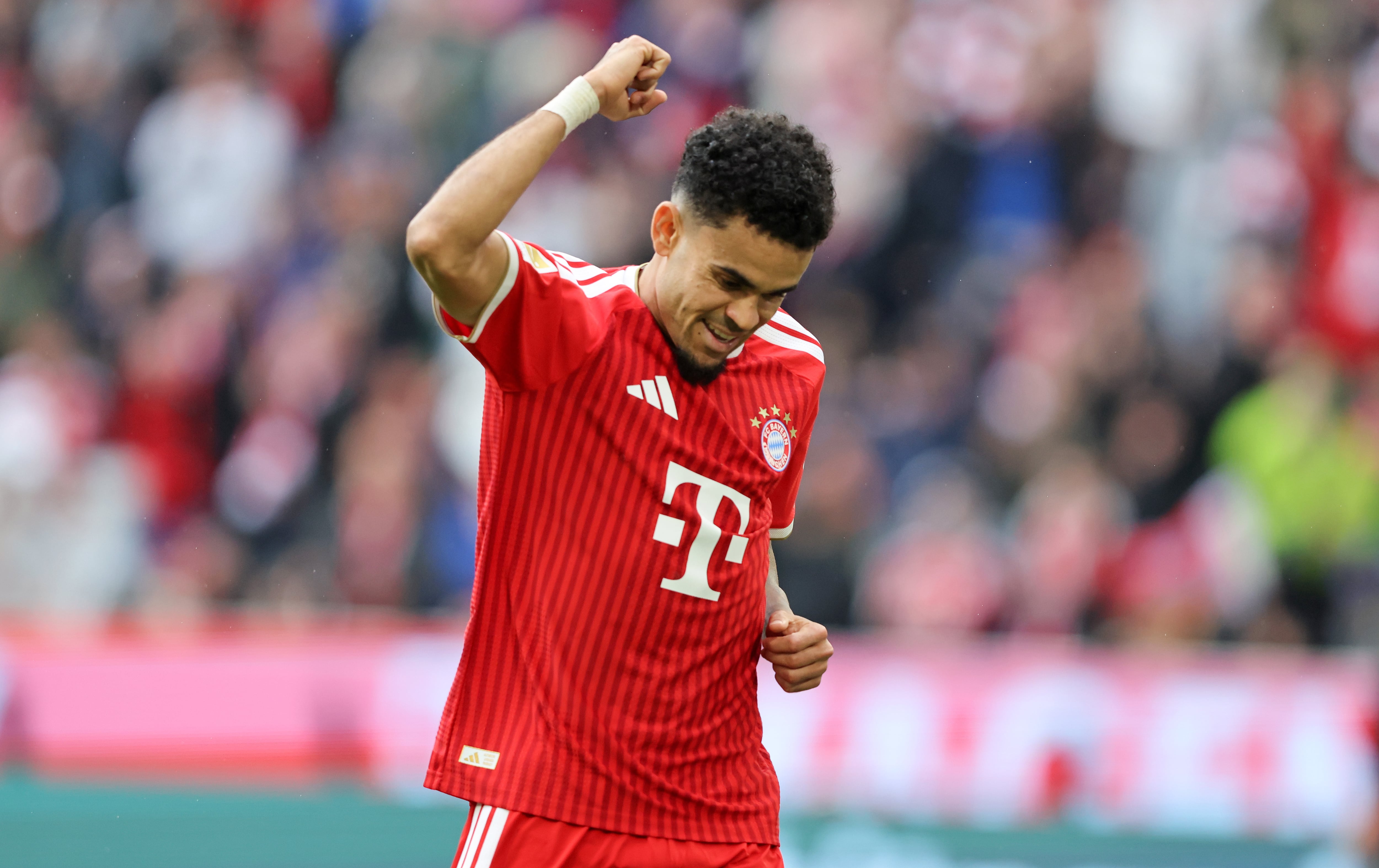 Luis Díaz ha disputado 50 partidos con el Bayern Múnich en toda la temporada. (Photo by Stefan Matzke - sampics/Getty Images)