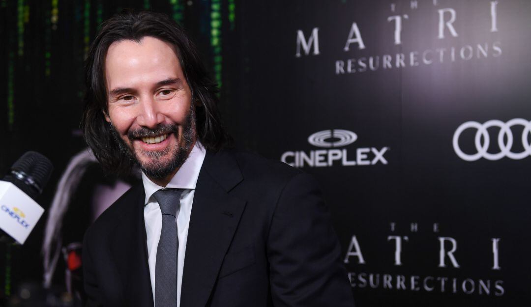 El reconocido actor Keanu Reeves, recordado por su papel de Neo en 'Matrix'