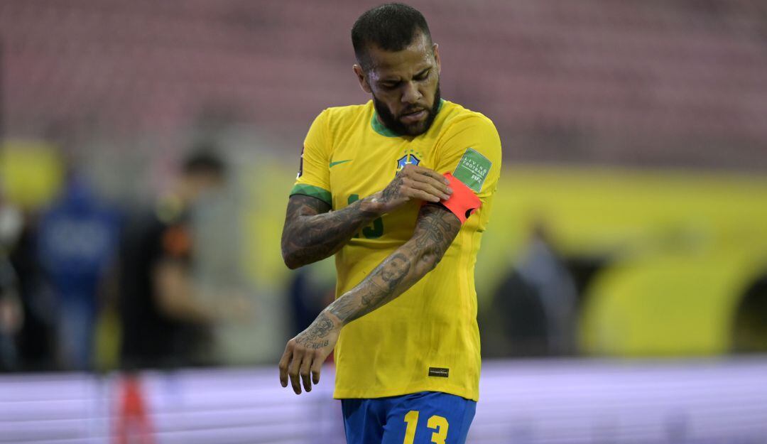 Dani Alves ha disputado un partido con Brasil en las presentes Eliminatorias.