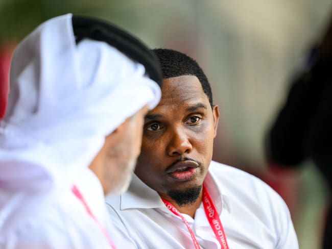 Samuel Eto&#039;o durante el Mundial Qatar2022 (Photo by Stephen McCarthy - FIFA/FIFA via Getty Images)