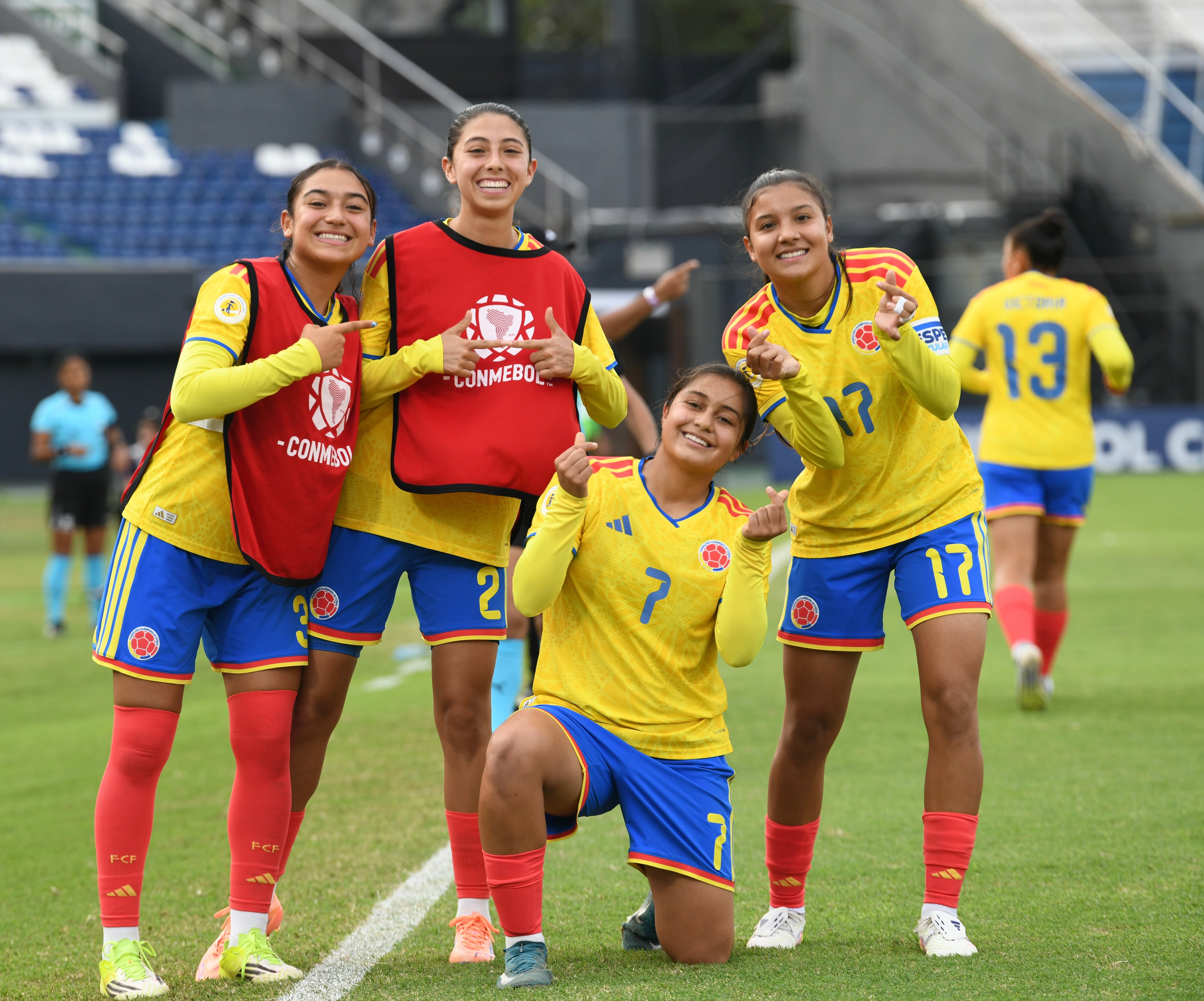 Colombia goleó a Bolivia y así quedó en la tabla de posiciones del Sudamericano Femenino Sub-17 / FCF